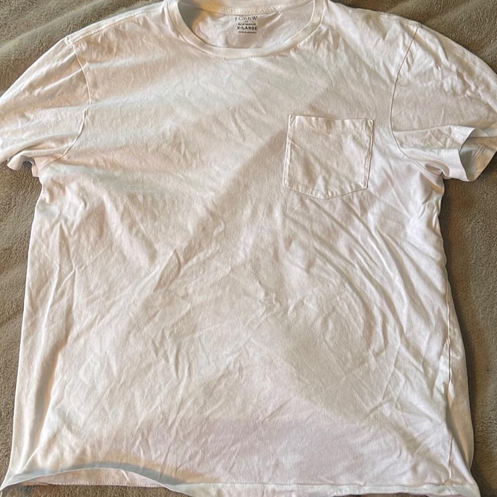 XL Slim White T-Shirt | J. Crew